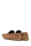 Erkek Vizon Süet Deri Loafer | Derimod Erkek Vizon Süet Deri Loafer | Derimod