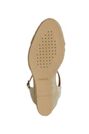 Geox Women's Brown Gelsa Wedge Heels Suede Leather Espadrille | Derimod Geox Women's Brown Gelsa Wedge Heels Suede Leather Espadrille | Derimod