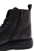 Men's Black Leather Boots | Derimod Men's Black Leather Boots | Derimod