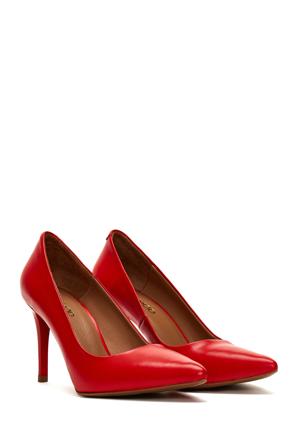 Kadın Kırmızı Deri Stiletto