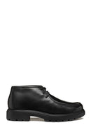 Geox Men's Black Spherica Ec7 Lace-Up Leather Classic Boots | Derimod Geox Men's Black Spherica Ec7 Lace-Up Leather Classic Boots | Derimod