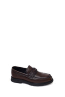 Erkek Kahverengi Tokalı Deri Casual Loafer | Derimod Erkek Kahverengi Tokalı Deri Casual Loafer | Derimod