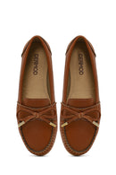Women's Tan Buckle Loafer | Derimod Women's Tan Buckle Loafer | Derimod