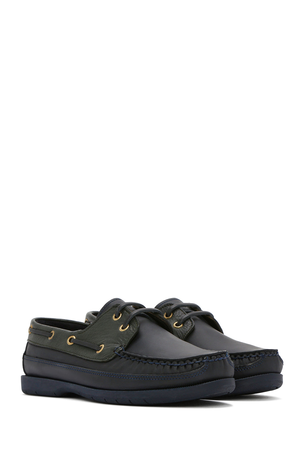 Erkek Yeşil Deri Comfort Casual Ayakkabı