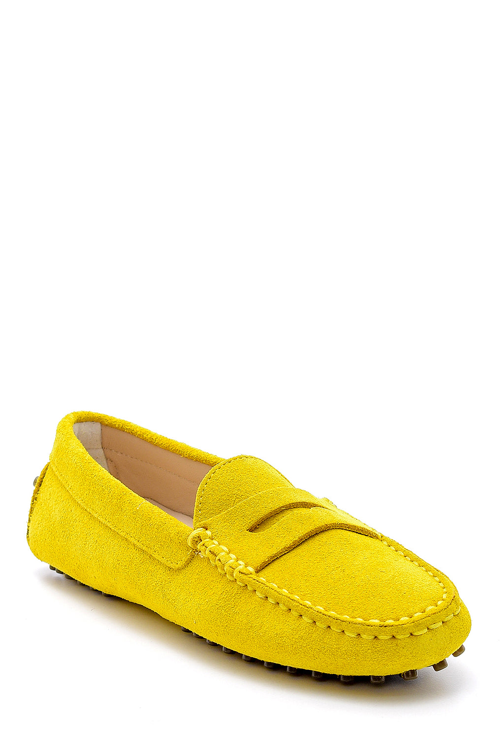 Kadın Süet Deri Casual Loafer