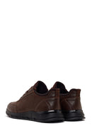 Male Brown Lace-up Leather Casual Sneaker | Derimod Male Brown Lace-up Leather Casual Sneaker | Derimod