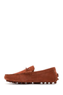 Men's Brown Suede Leather Loafer | Derimod Men's Brown Suede Leather Loafer | Derimod