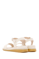 Kadın Ekru Comfort Sandalet | Derimod Kadın Ekru Comfort Sandalet | Derimod