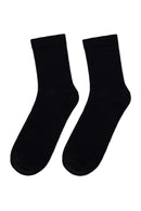 Male Black Cotton Socks | Derimod