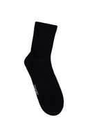 Male Black Cotton Socks | Derimod