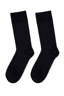 Male Black Bamboo Socks | Derimod