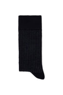 Male Black Bamboo Socks | Derimod