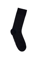 Male Black Bamboo Socks | Derimod