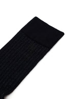 Male Black Bamboo Socks | Derimod