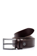 Men's Brown Leather Belt | Derimod