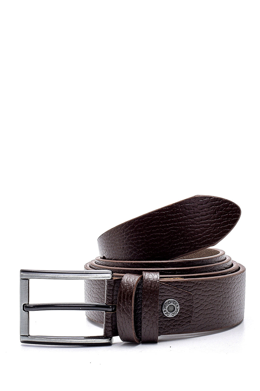 Men's Brown Leather Belt 000A2D12043FT | Derimod