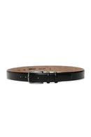 Men's Black Leather Belt | Derimod