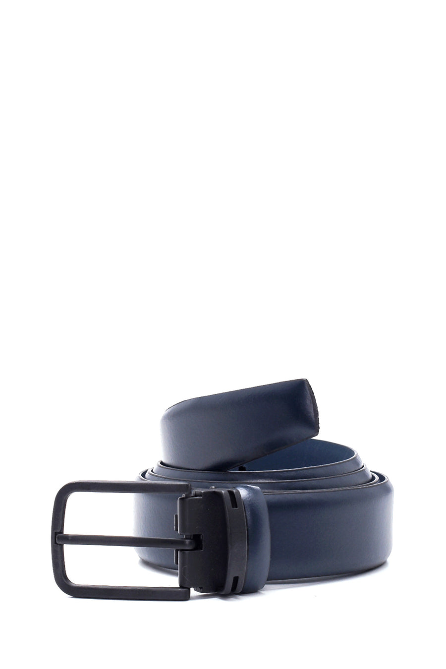 Men's Navy Blue Leather Belt 000A2D1302218 | Derimod