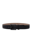 Men's Black Leather Belt | Derimod