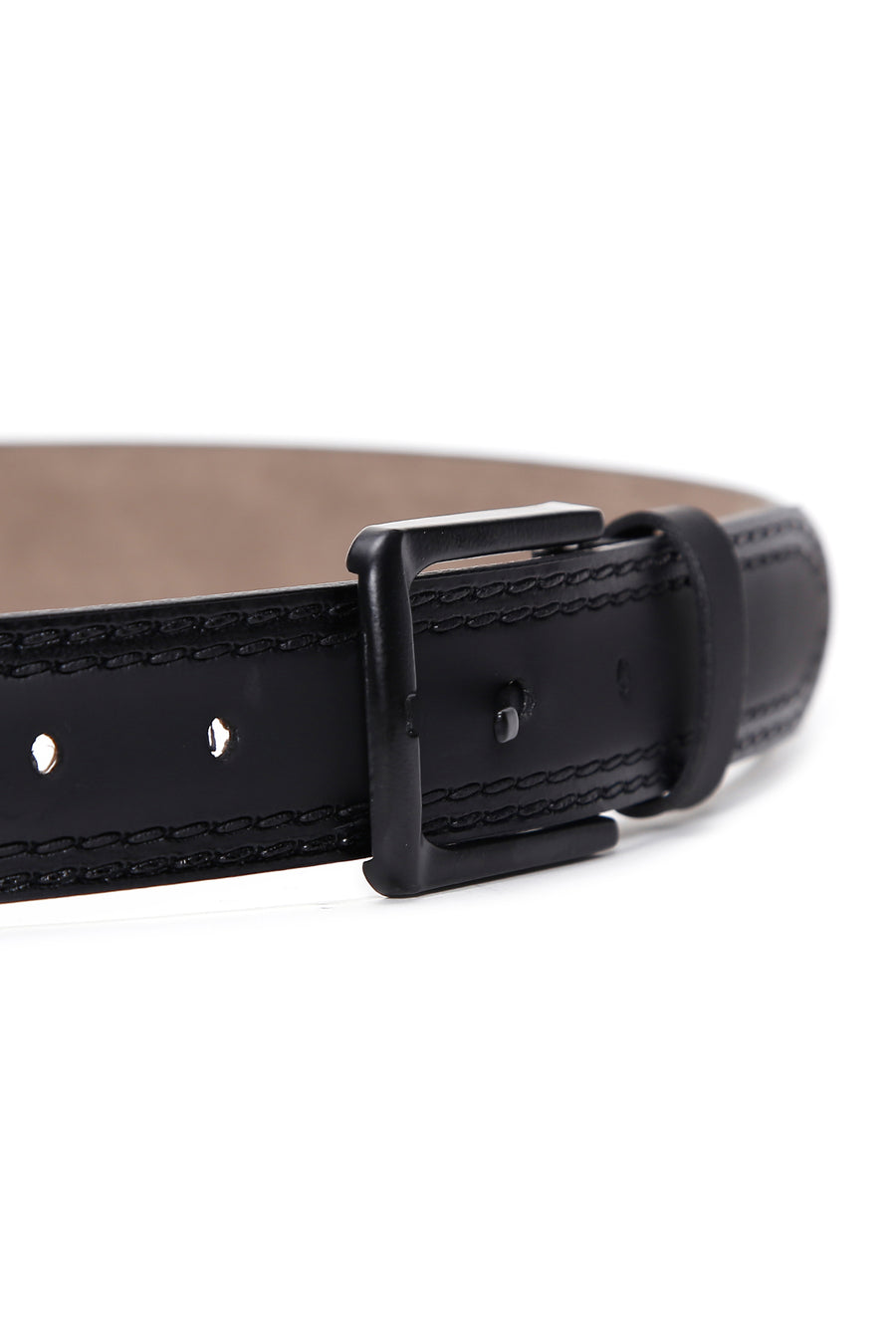 Men's Black Leather Belt