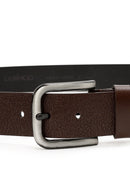 
Men's Brown Printed Leather Belt
 | Derimod