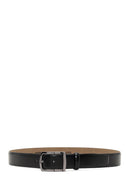 Men's Black Leather Belt | Derimod