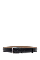 Male Black Leather Belt | Derimod