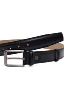 Male Black Leather Belt | Derimod