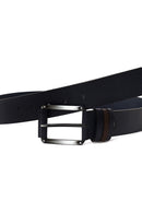 Erkek Lacivert Deri Kemer | Derimod