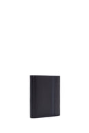 Men's Navy Blue Leather Wallet | Derimod