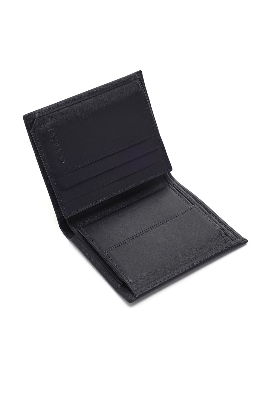 Men's Navy Blue Leather Wallet