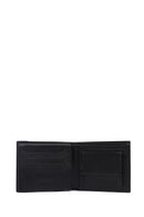 Men's Black Leather Wallet | Derimod