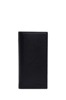 Men's Black Leather Wallet | Derimod
