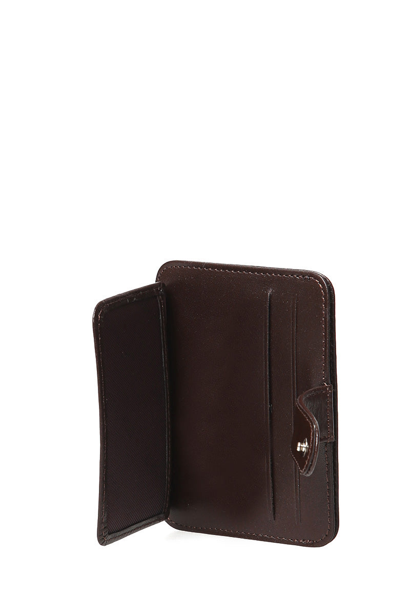 Men's Brown Leather Card Holder