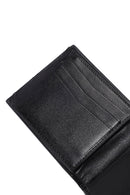 Men's Black Leather Wallet | Derimod