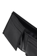 Men's Black Leather Wallet | Derimod