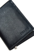 Men's Navy Blue Leather Wallet | Derimod