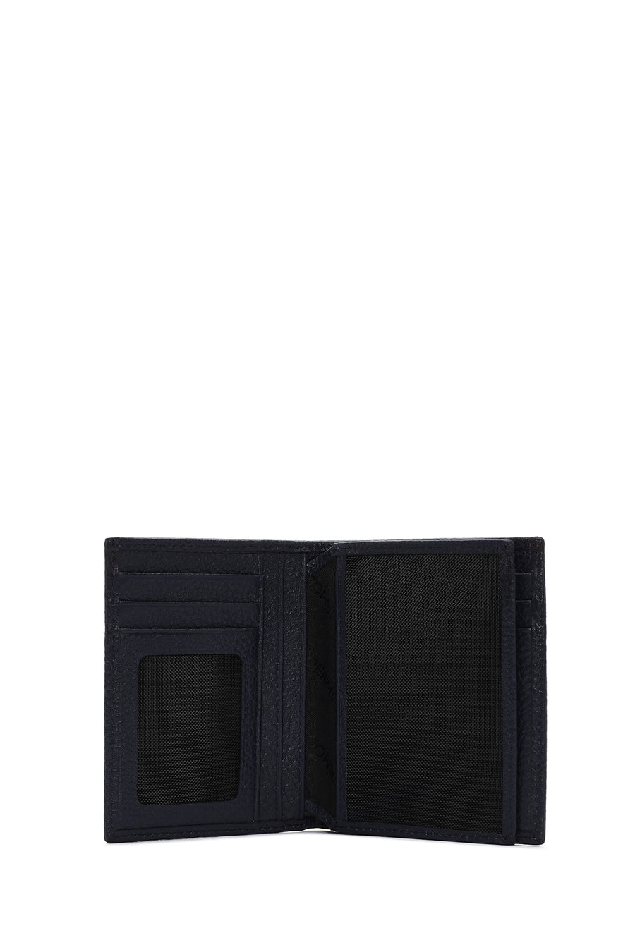 Men's Navy Blue Leather Wallet