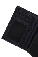 Men's Navy Blue Leather Wallet | Derimod