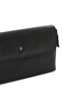 Men's Black Leather Wallet | Derimod