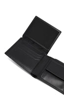 Men's Black Leather Wallet | Derimod