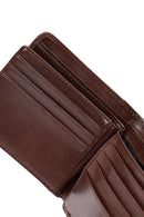 Men's Brown Leather Wallet | Derimod