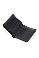 Men's Black Leather Wallet | Derimod