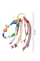 Women's Multicolor Chain Detailed Beaded Metal Charm | Derimod