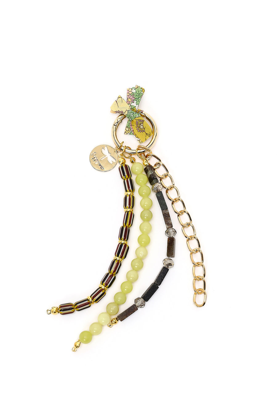 Women's Green Beaded Metal Charm 000A2D470614 | Derimod