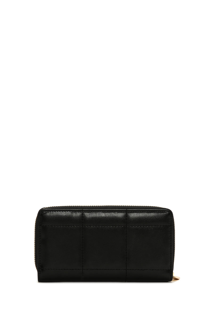 Women's Black Quilted Wallet