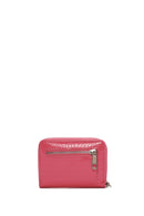 Women's Pink Crocodile Patterned Card Holder | Derimod