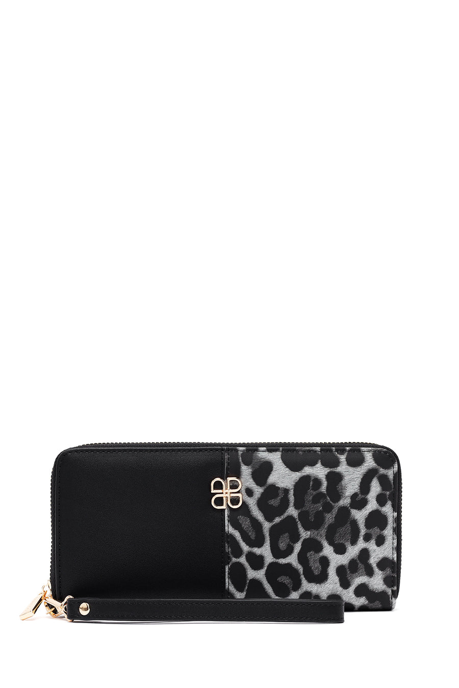 Kadın Siyah Leopar Cüzdan 000A2D560414 | Derimod