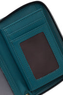 Woman Blue Printed Wallet | Derimod