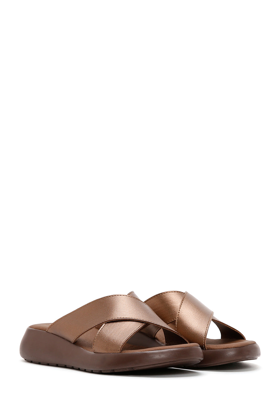 Women's Bronze Comfort Slippers